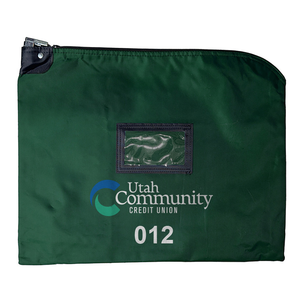 Full-Color Imprinted - 19W x 15H Laminated Nylon Locking Deposit Bags