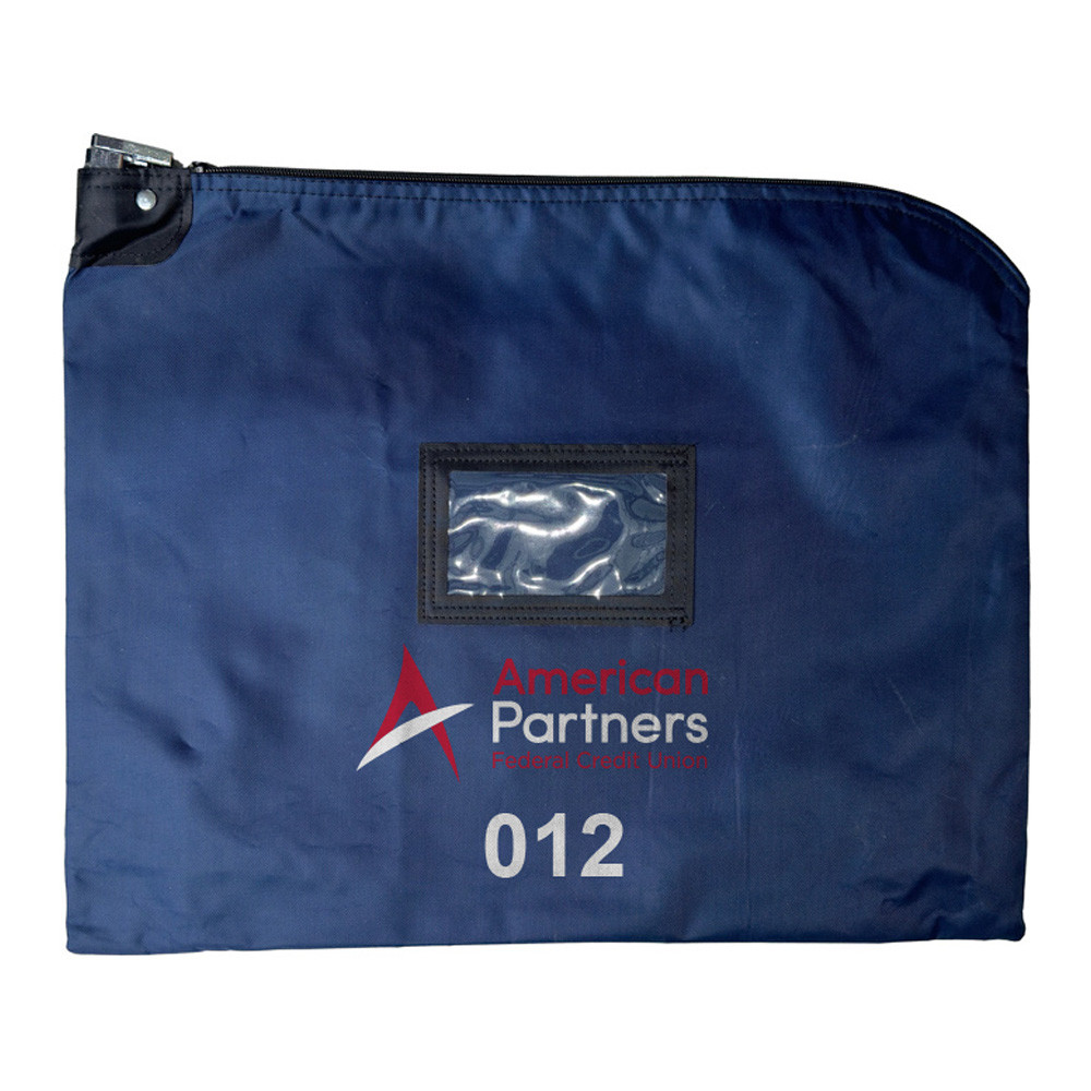 Full-Color Imprinted - 19W x 15H Laminated Nylon Locking Deposit Bags