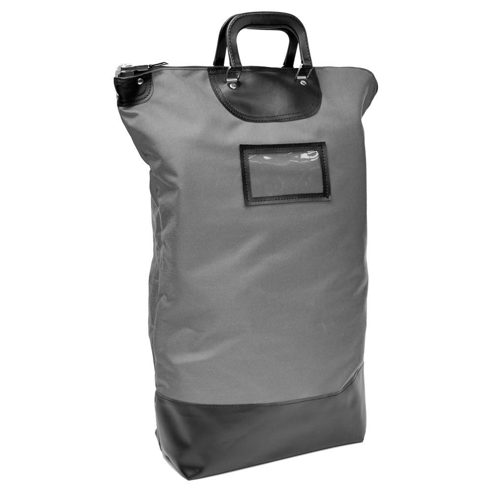 Economy gray nylon locking mail bag 