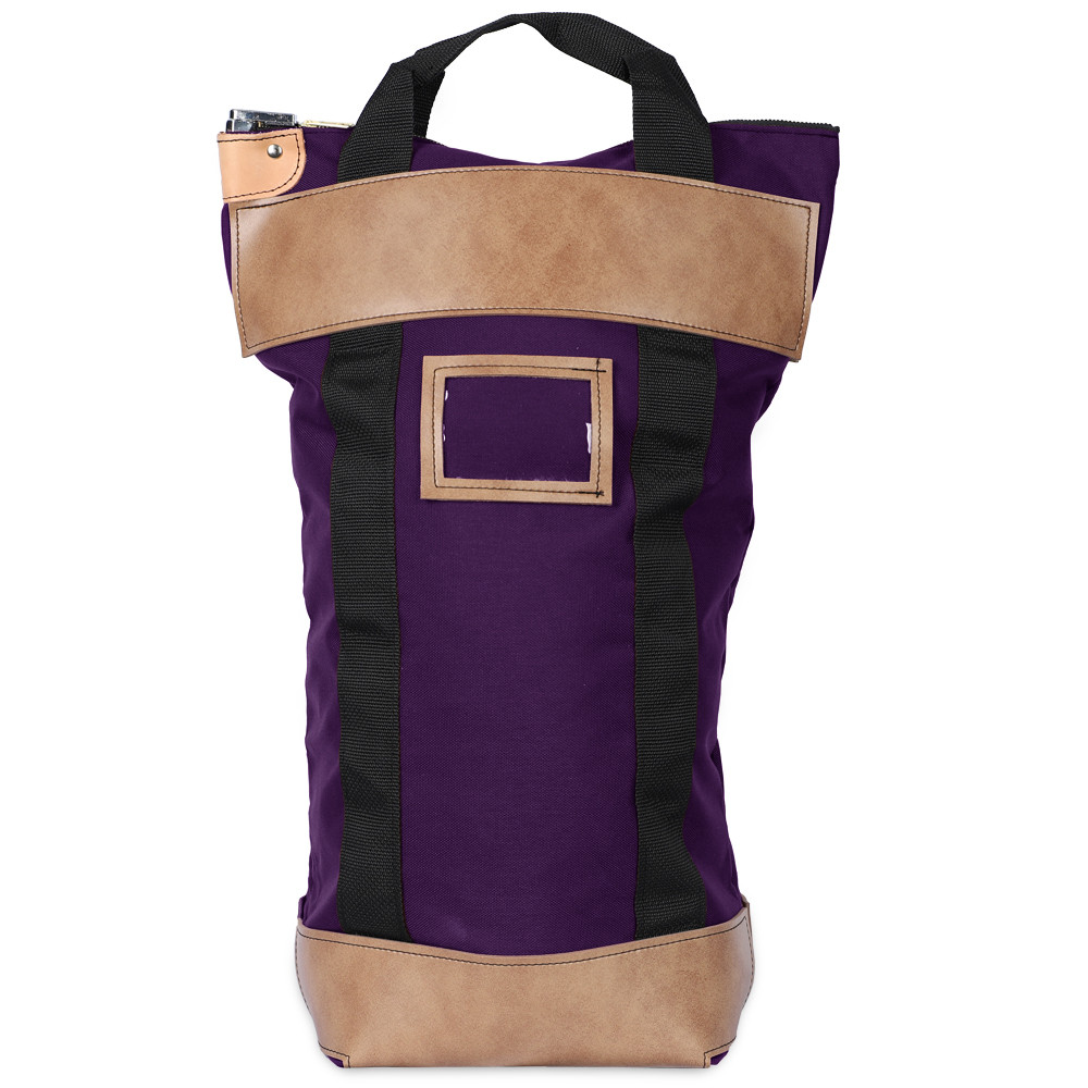 PURPLE LOCKING COURIER BAG - 16W X 24H X 7D