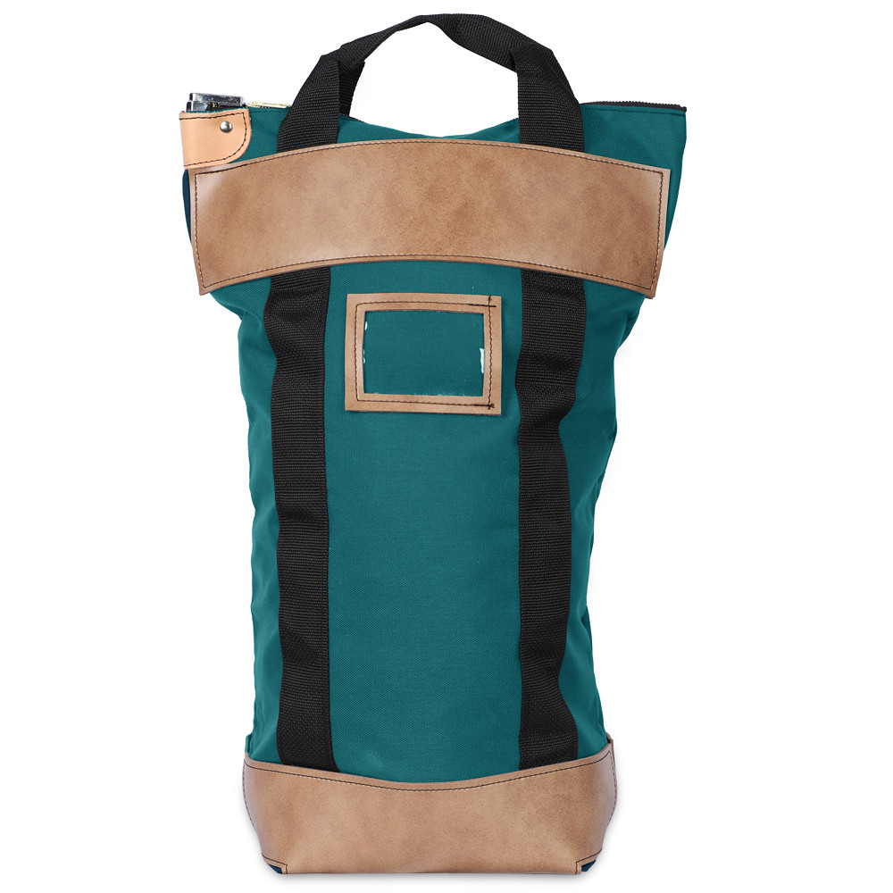 teal 1000D Nylon Locking Courier Bag - 16W x 24H x 7D