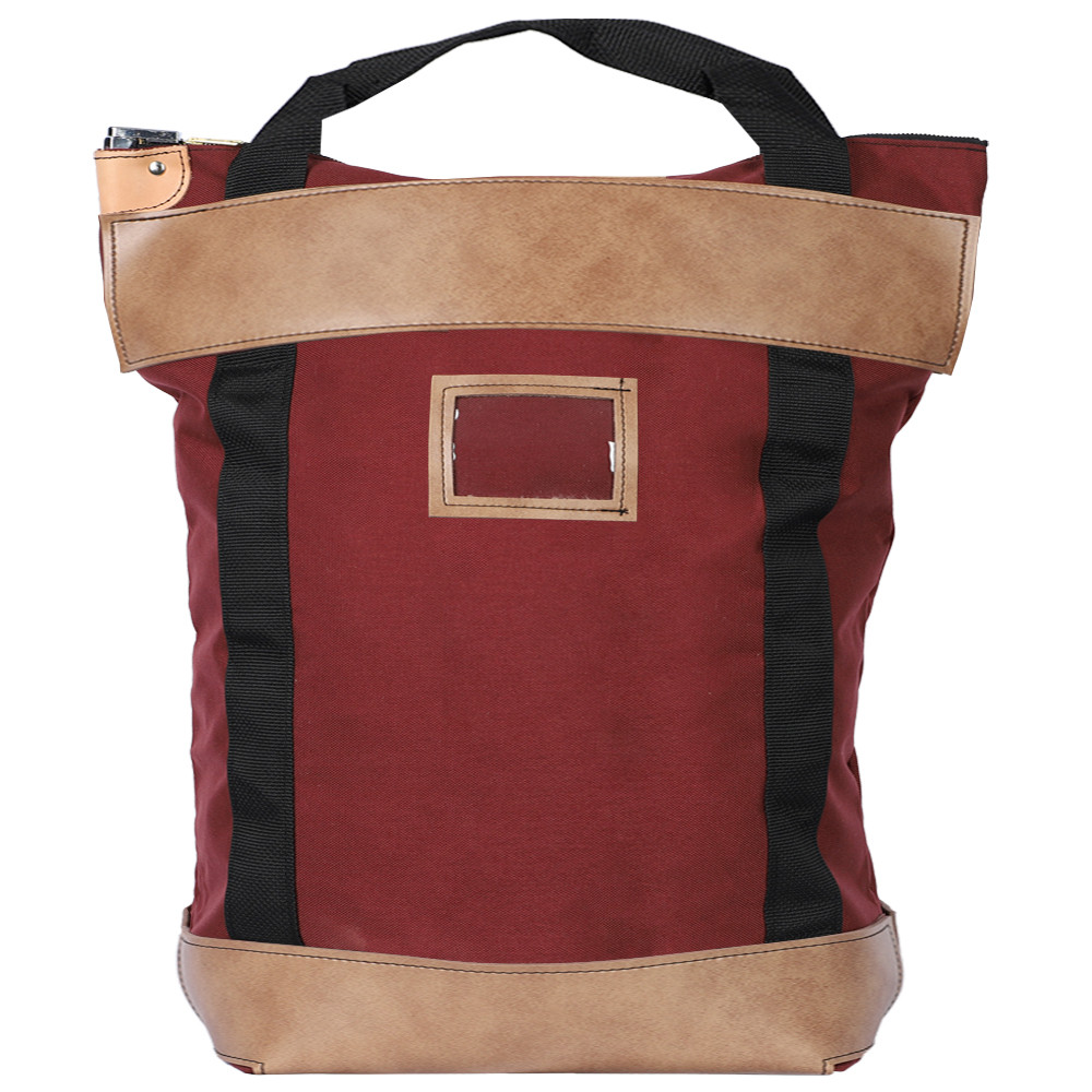 Red 1000D Nylon Handled Locking Courier Bag 