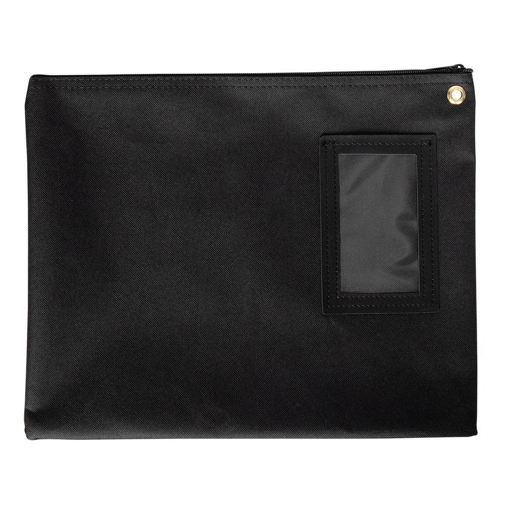 Black 1000 Denier Nylon Large Zipper Bags - 14W x 11H 