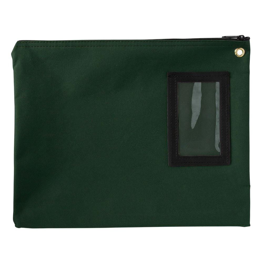 Forest Green 1000D Nylon Zipper Bags - 14W x 11H