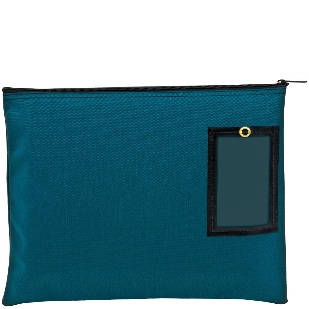 Teal 1000D Nylon Zipper Bags - 14W x 11H