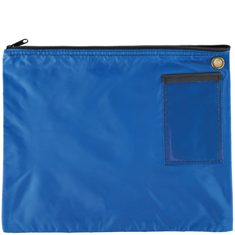 Royal Blue 200D Nylon Zipper Bags - 14W x 11H - Ready-to-Ship