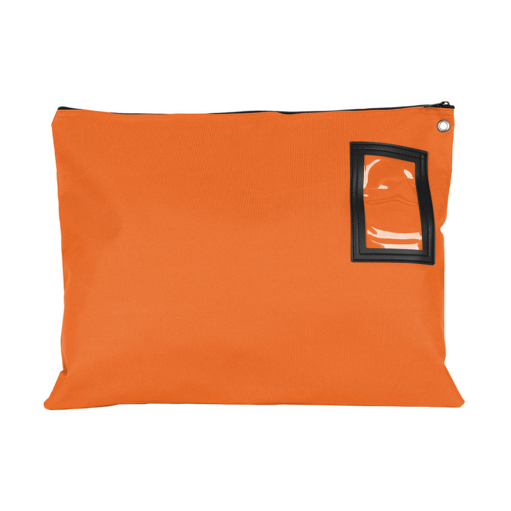 Orange-1000D Cordura 18Wx14H Large Zipper Bag