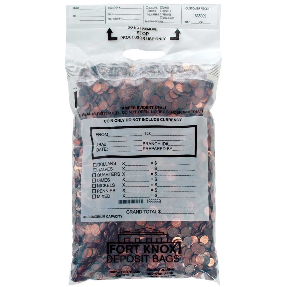 Poly Coin Bags - 100/pack
