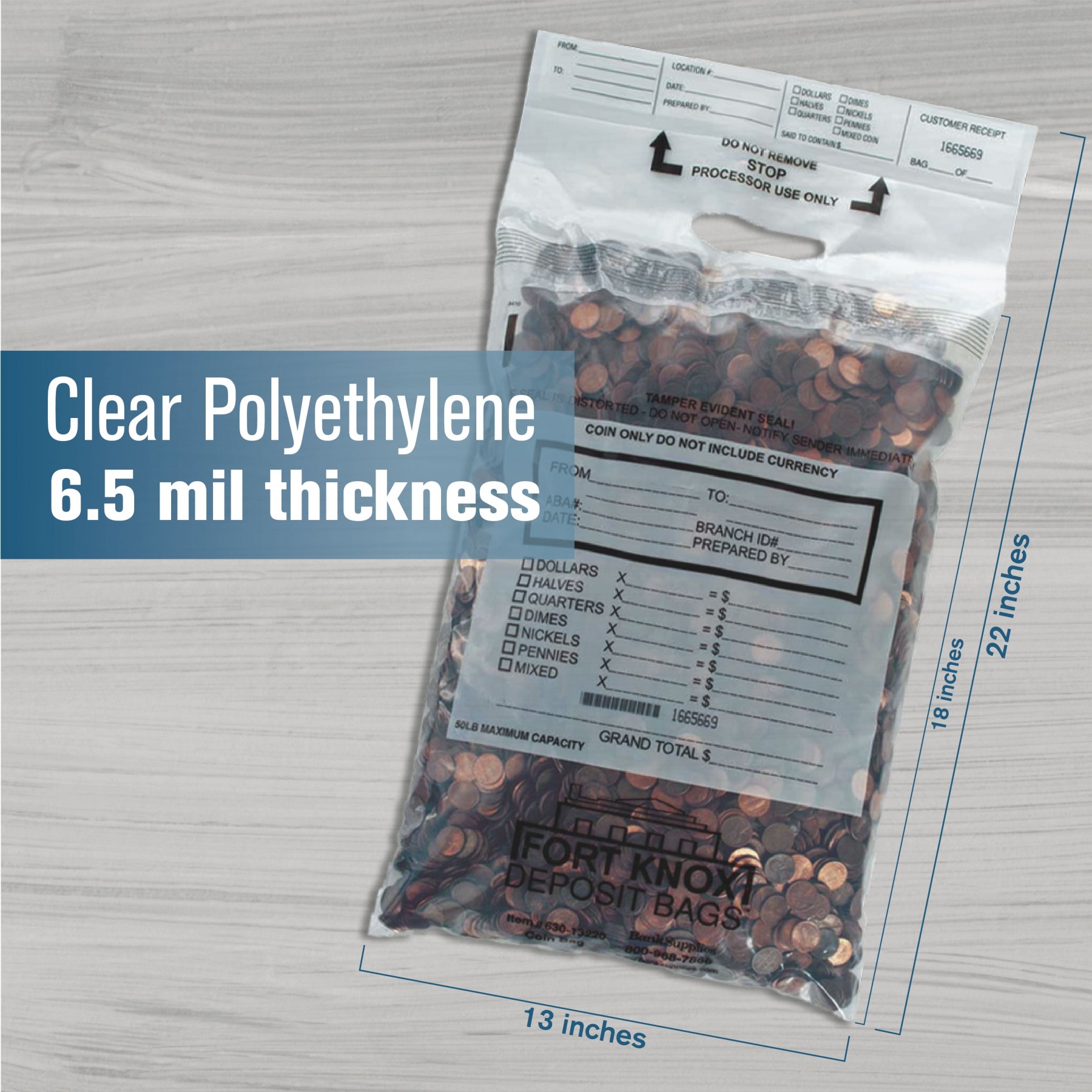 Tamper Evident Coin Bags, plastic deposit bags 