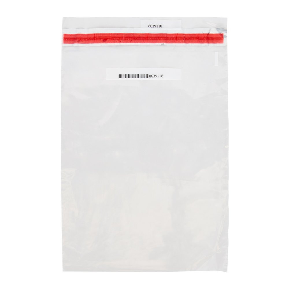 Tamper Evident Contaminated Currency Deposit Bags - Inside Bag - 12W x 16H - Case of 100 