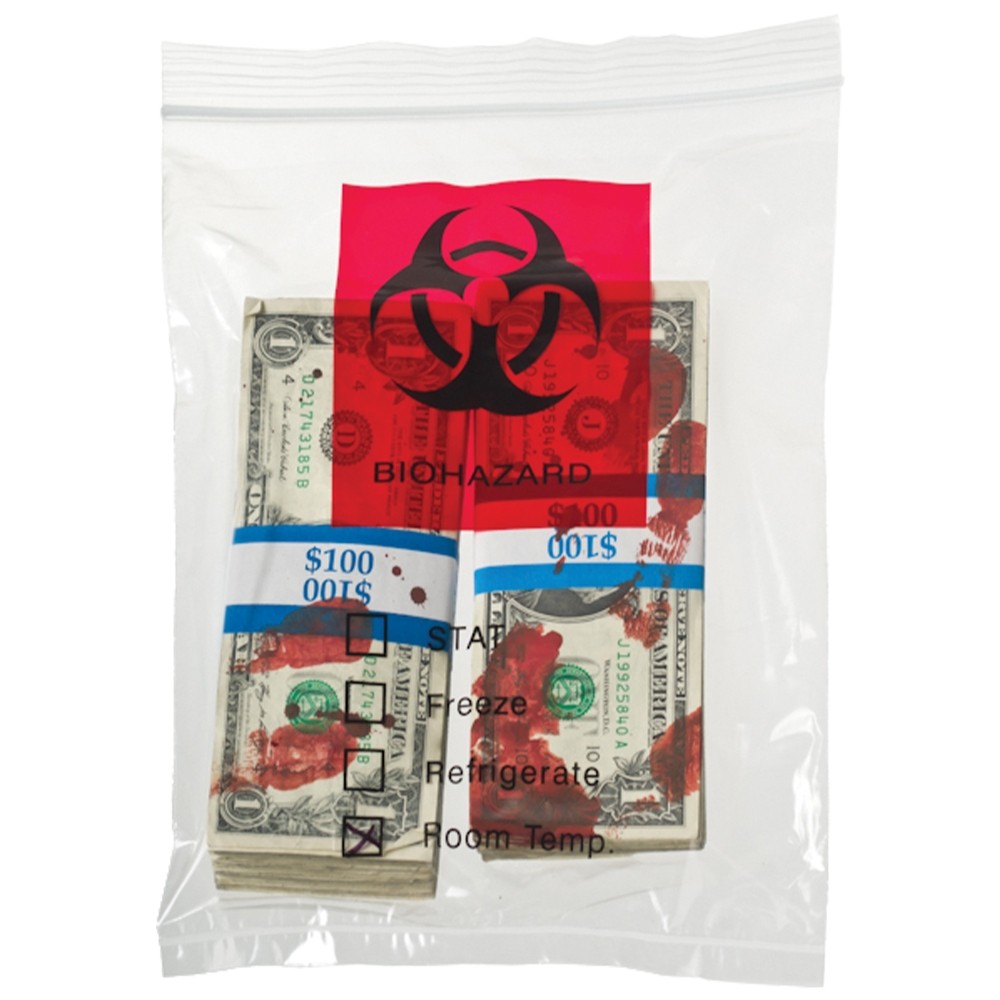 Biohazard Bags - 8 x 10 - Case of 1000 