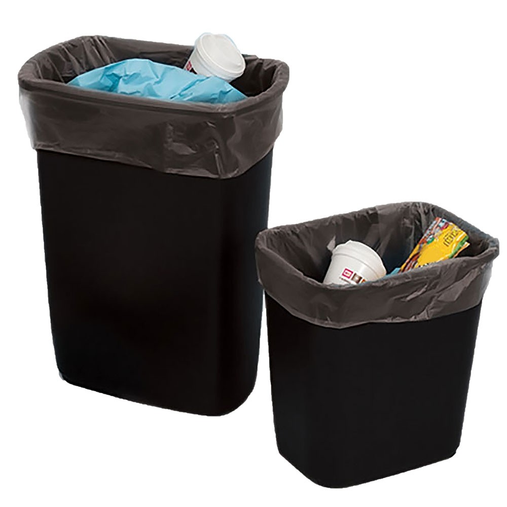 24W x 33H - Clear Trash Can Liner - 12-16 Gallon