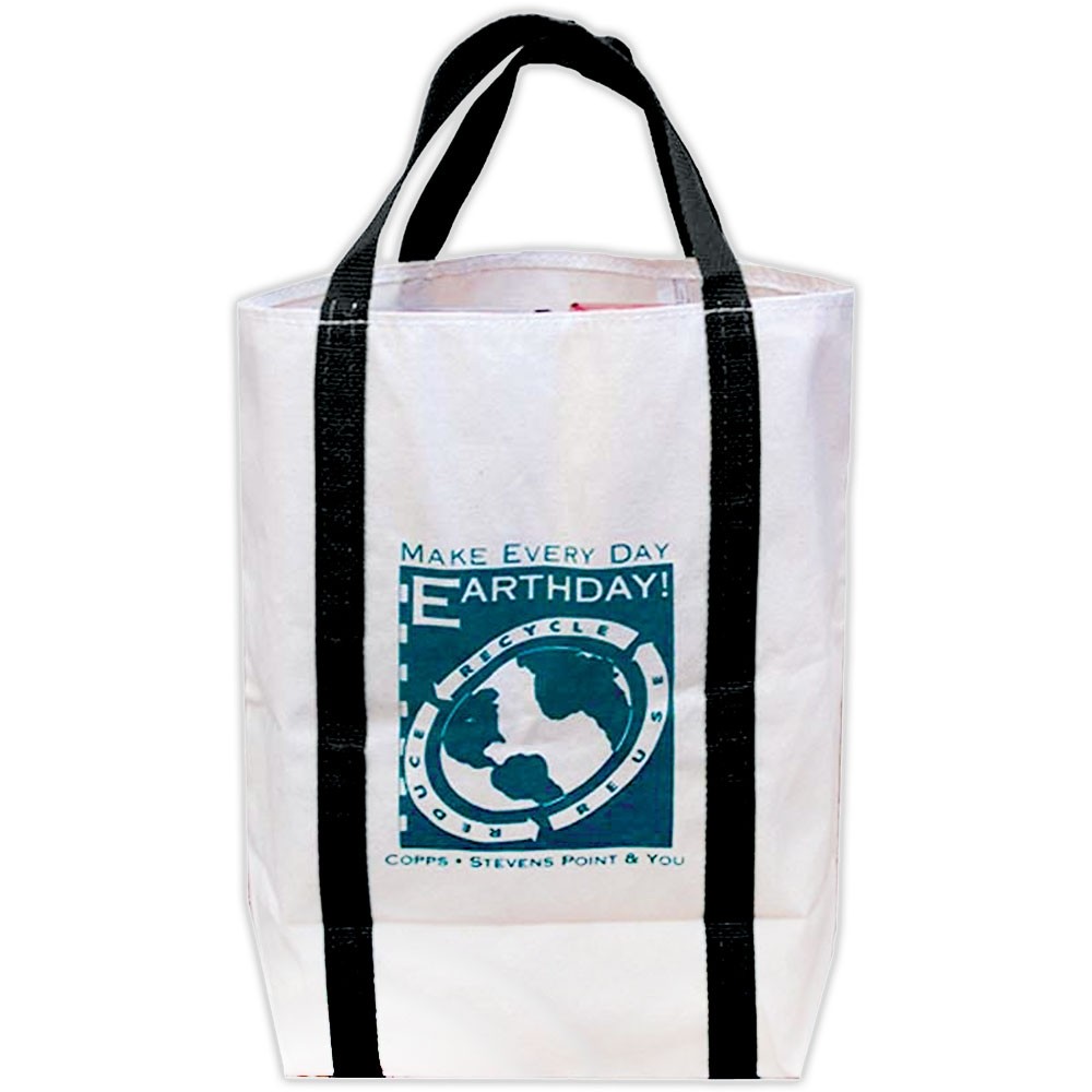 19W x 18H x 7D Custom 10 oz. Cotton Canvas Gusseted Tote Bag with Handles 