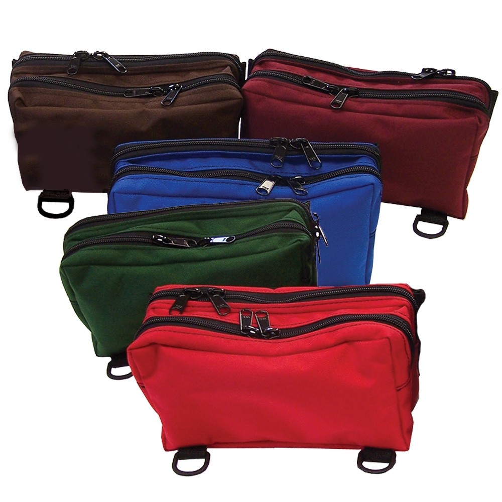 9W x 5H x 4D Large Belt Bag w/2 Pouch/1 Interior Zip Pocket - Made to Order