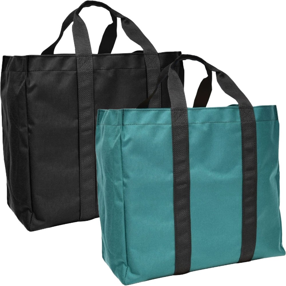 17W x 16H x 8D 1-Color Imprinted 1000 Denier Nylon Tough Tote Plus with Interior Pocket