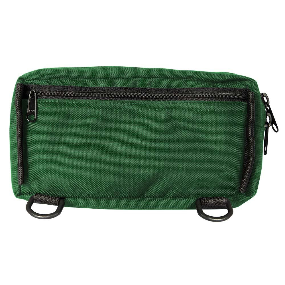 9W x 5H x 4D Casino Attendant Adjustable Belt Bag Show In Kelly Green