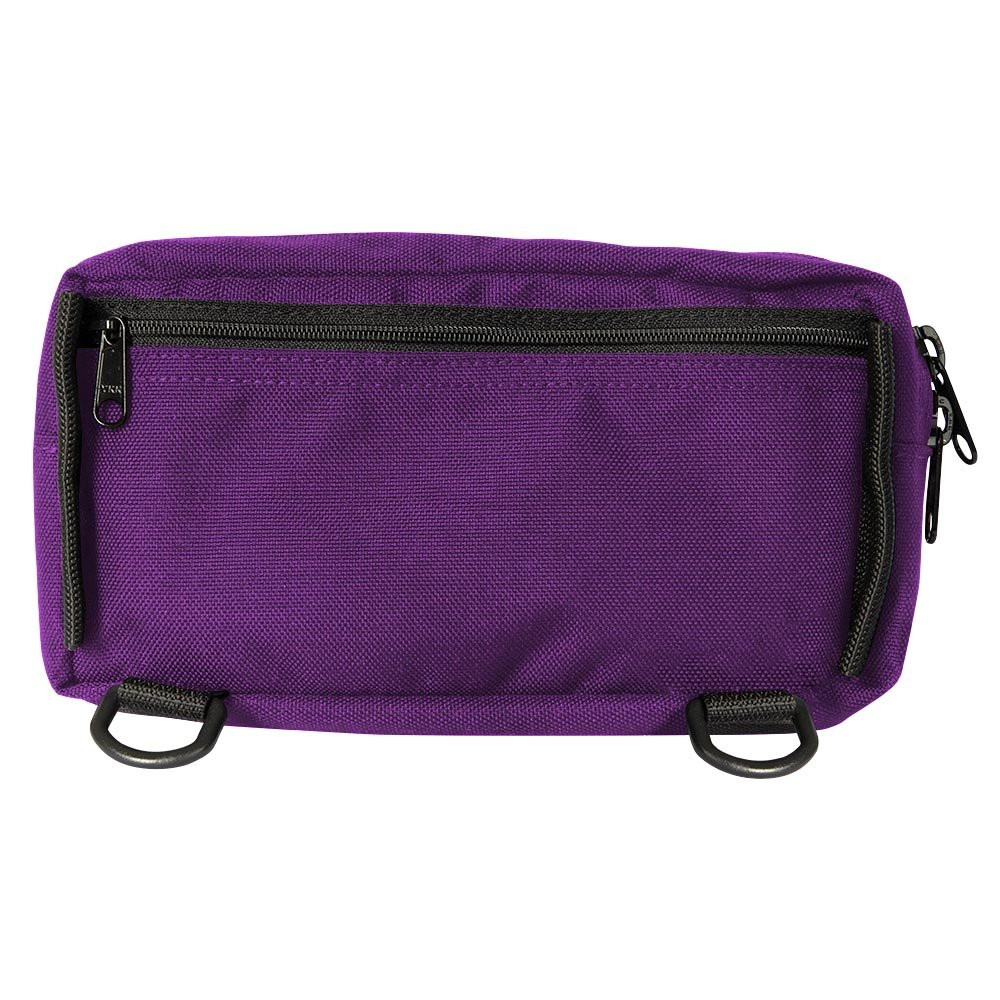 9W x 5H x 4D Casino Attendant Adjustable Belt Bag Show In Purple