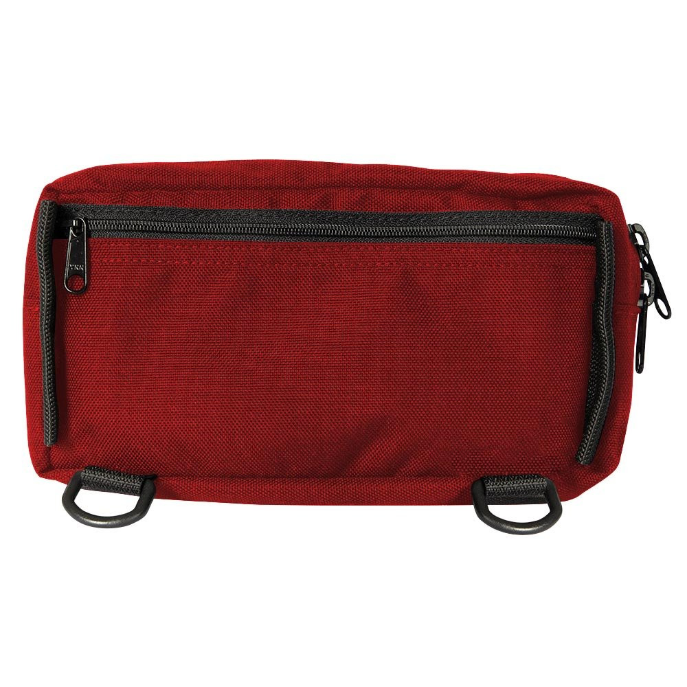 9W x 5H x 4D Casino Attendant Adjustable Belt Bag Show In Red