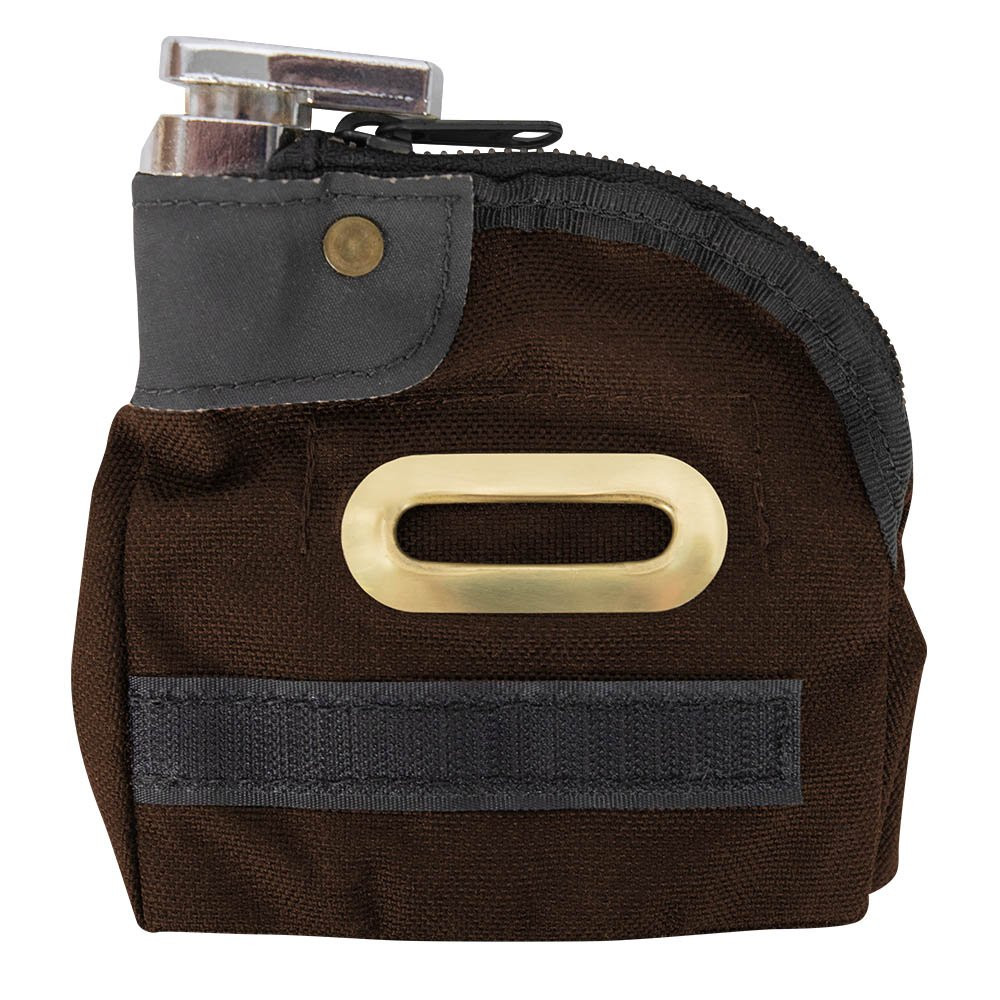 1000 Denier Nylon Security Tip Bag - 5W x 5H - Black - Keyed Alike brown