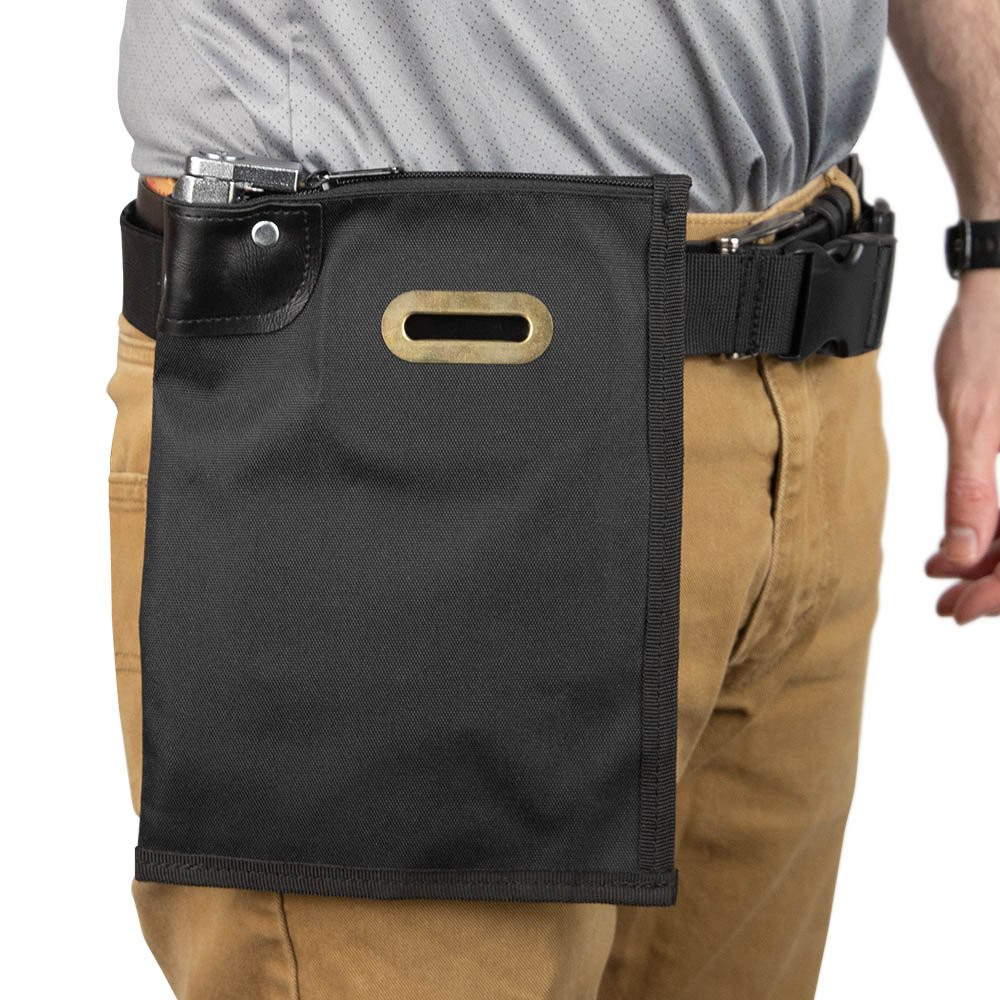 Locking Casino or Server Belt Bag with Adjustable Belt - 7W x 9H lifestyle
