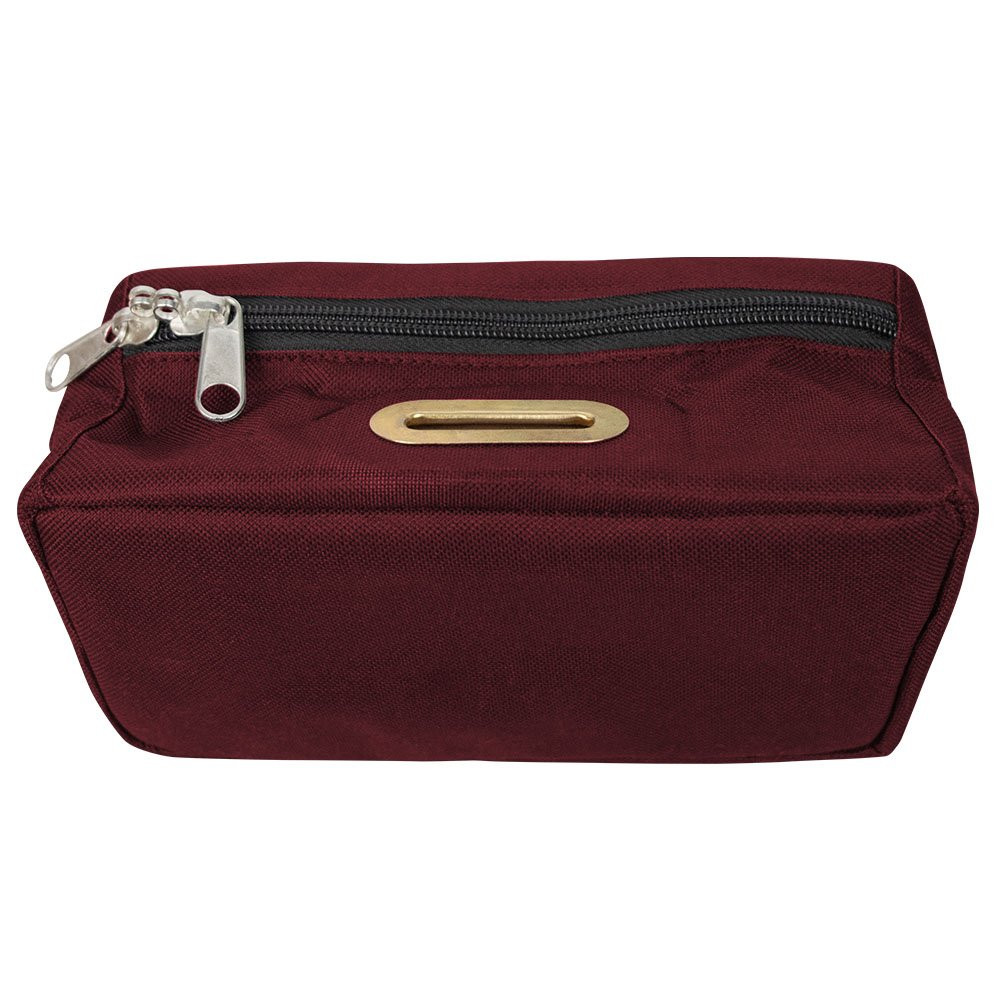 Custom 1000 Denier Nylon Security Tip Belt Bags - 8W x 4H x 3D burgundy
