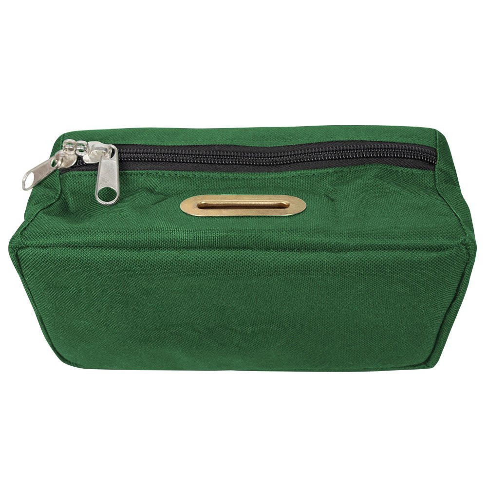Custom 1000 Denier Nylon Security Tip Belt Bags - 8W x 4H x 3D kelly green