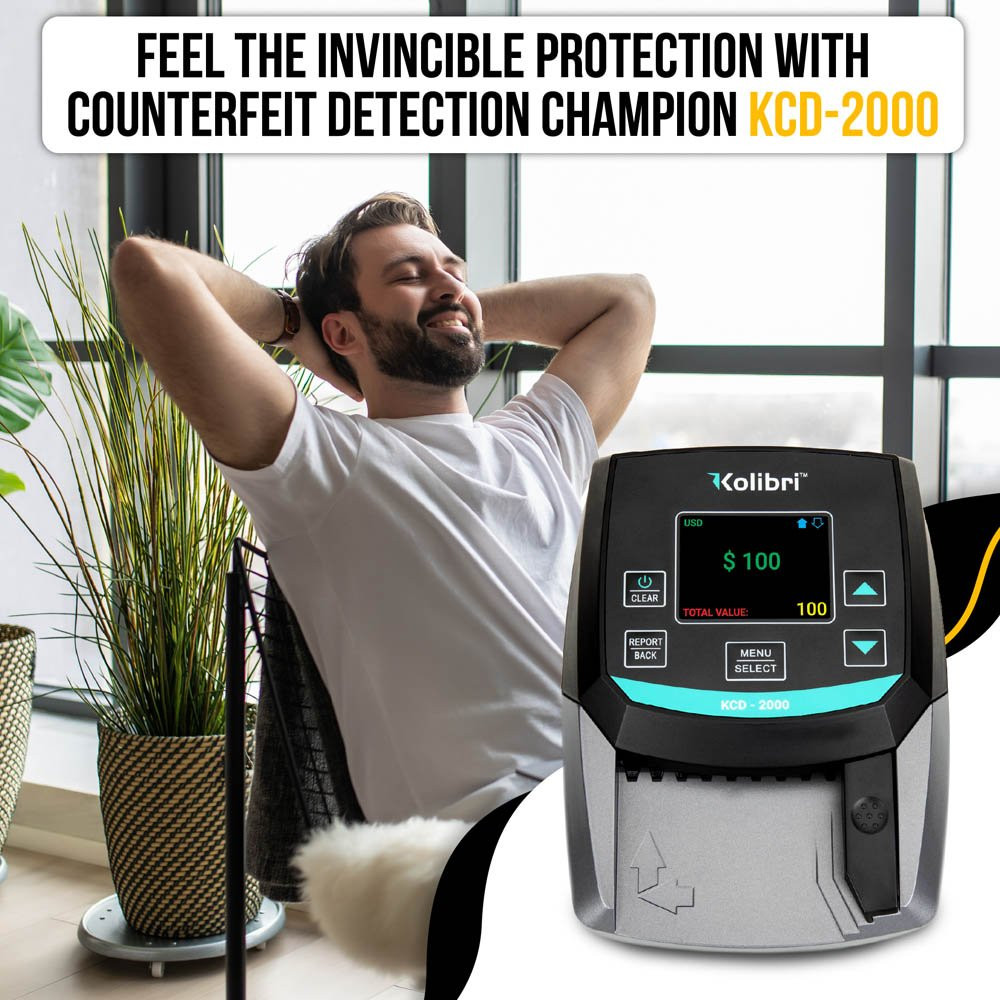 fell the invincible protection with counterfeit detection champion KCD-2000