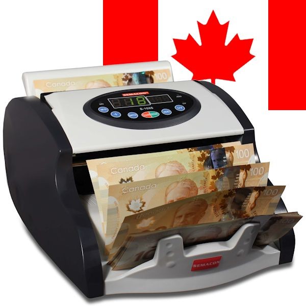 Semacon S-1025 Currency Counter, Canadian Model