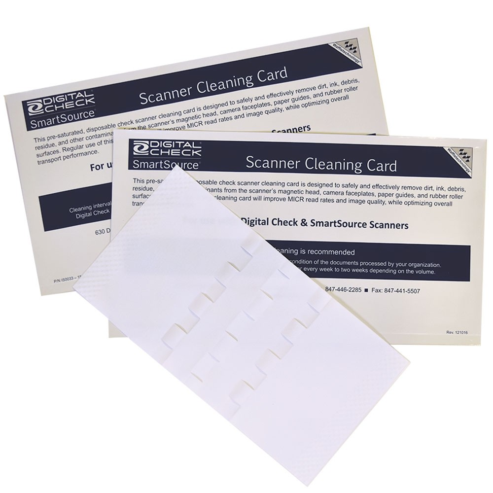 Digital Check Cleaning Card with Waffletechnology® 