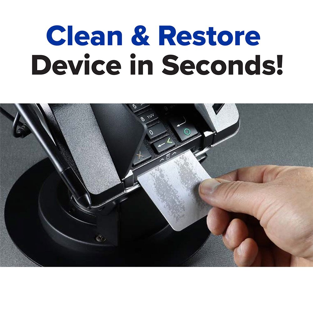 Verifone® Card Terminal Cleaning Card with Waffletechnology®