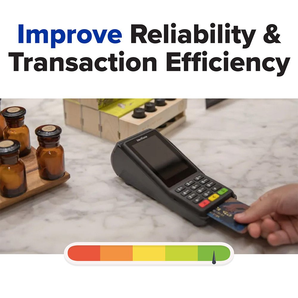 Verifone® Card Terminal Cleaning Card with Waffletechnology®