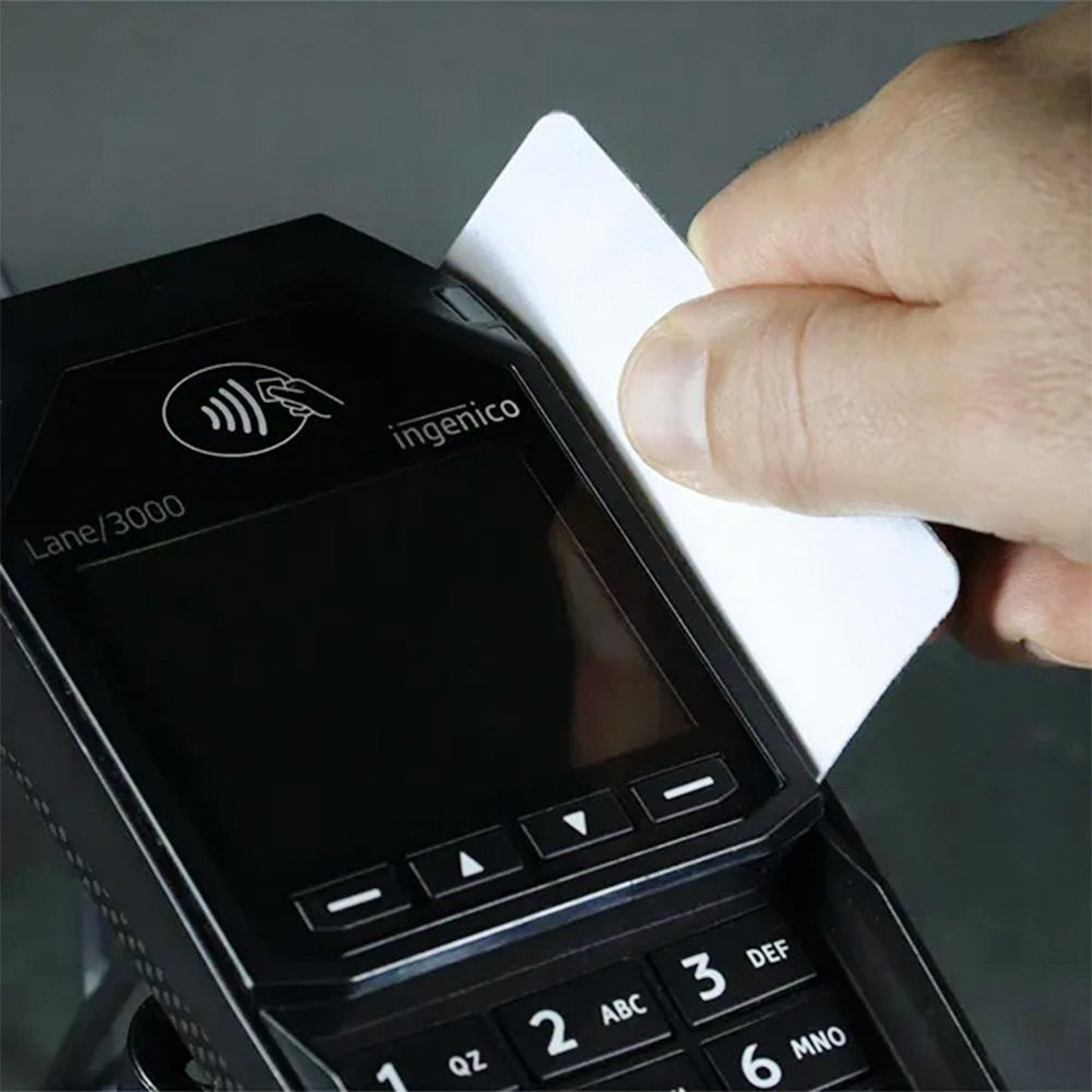 Ingenico Card Terminal Cleaning Card with Waffletechnology® 