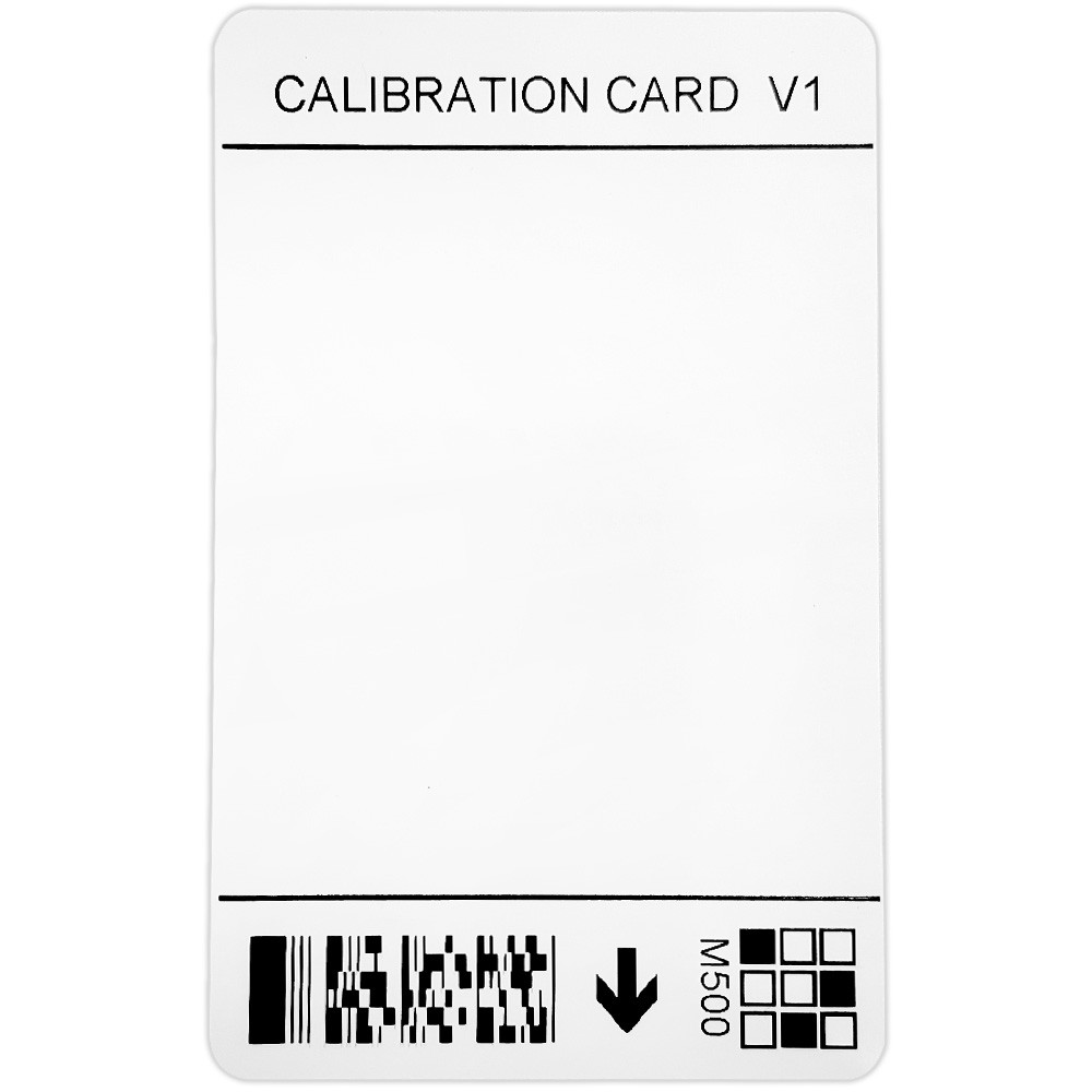M500 Calibration Card 