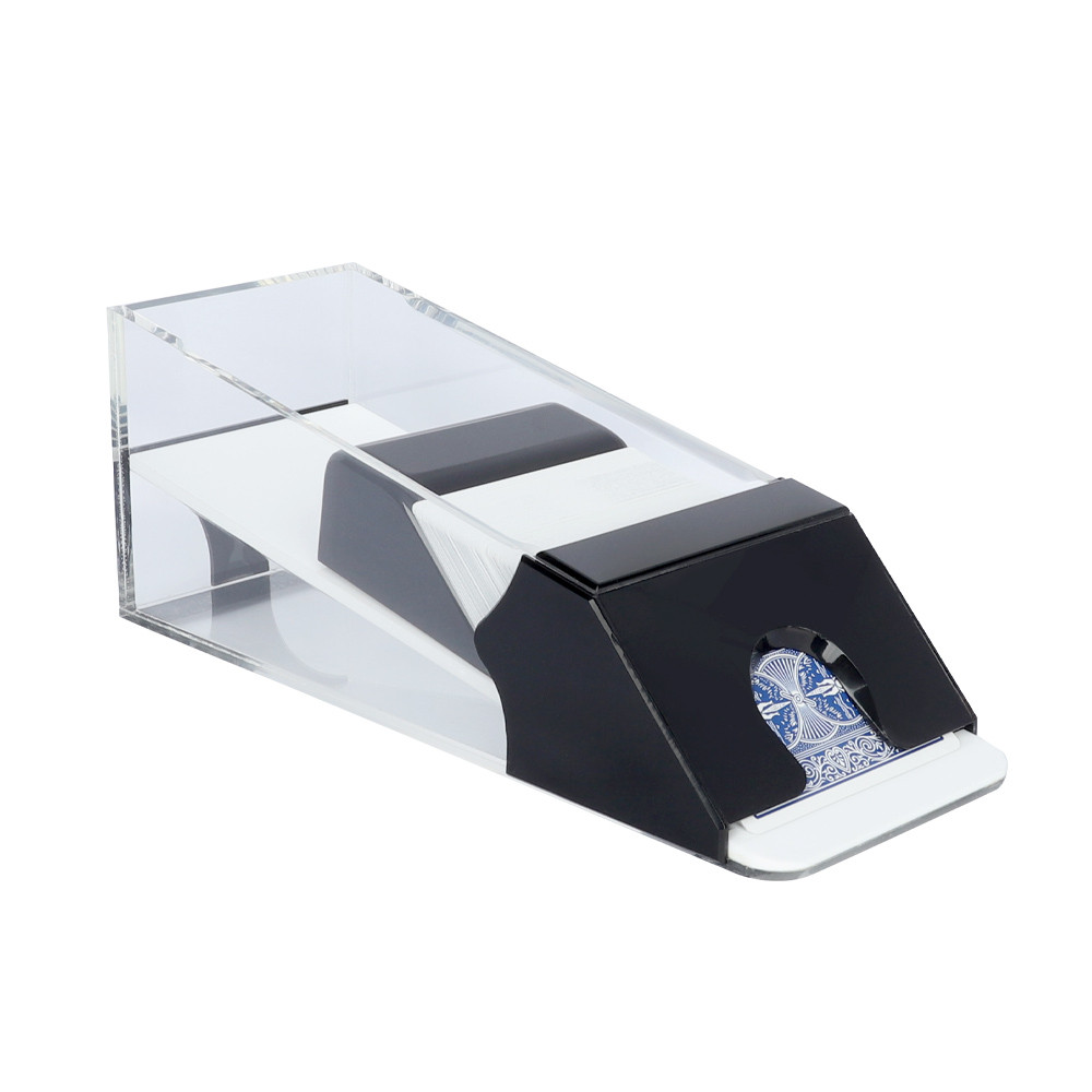 Blackjack Dealer Shoe, 6 Deck Capacity- Black trim