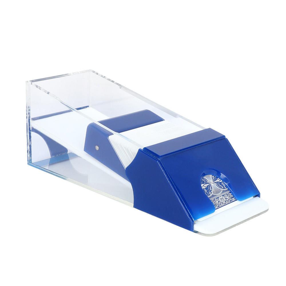 Blackjack Dealer Shoe, 6 Deck Capacity- Blue trim