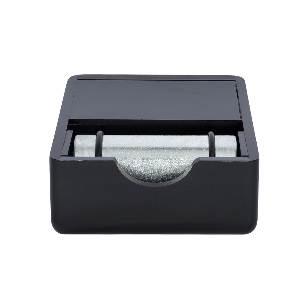 Black Blackjack Dealing Shoe Roller with Brake