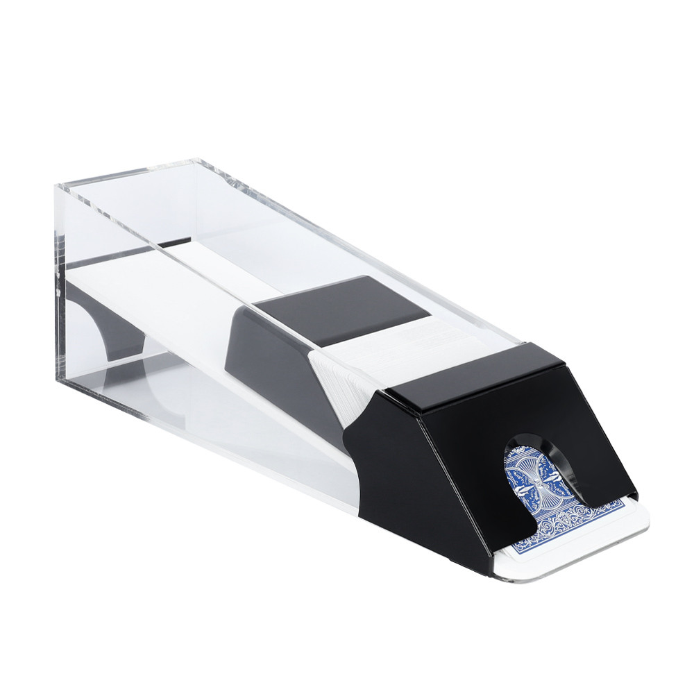 Blackjack Dealer Shoe, 8 Deck Capacity- black trim