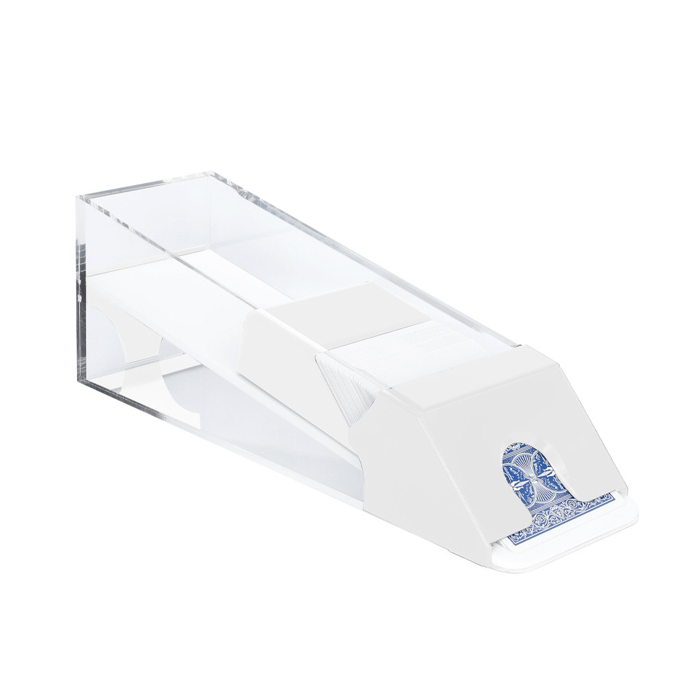 Blackjack Dealer Shoe, 8 Deck Capacity - white trim