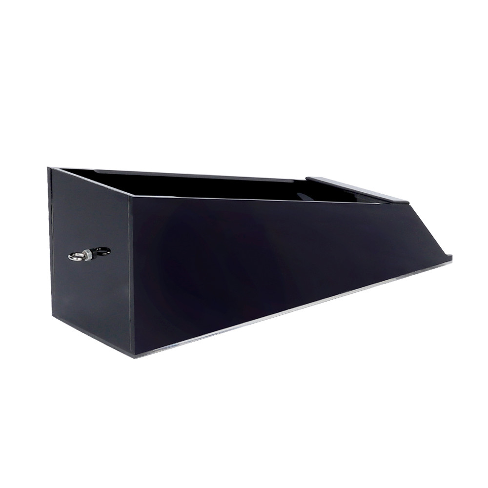 Blackjack Dealer Shoe, 8 Deck Capacity, Solid Black