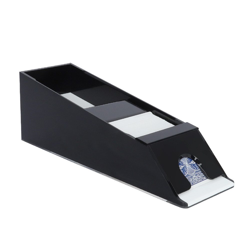 Blackjack Dealer Shoe, 8 Deck Capacity, Solid Black