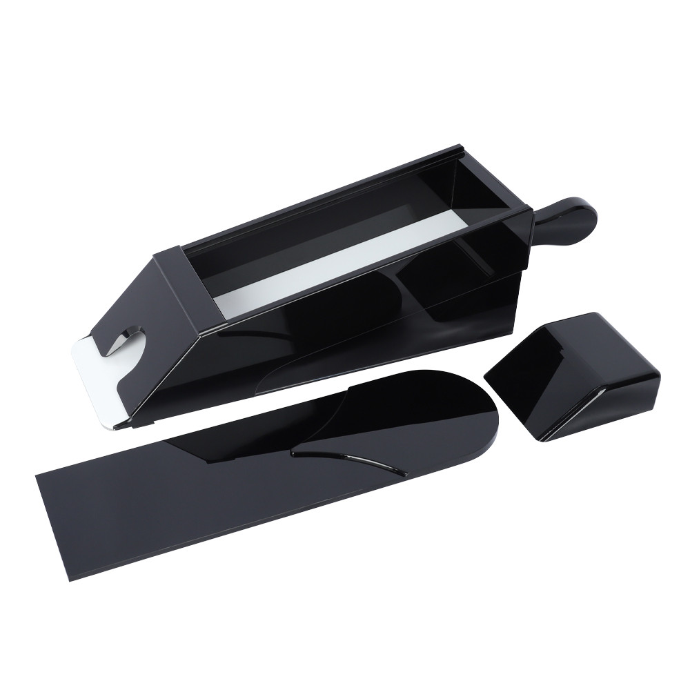 Baccarat Card Dealing Shoe, Solid Black Shoe