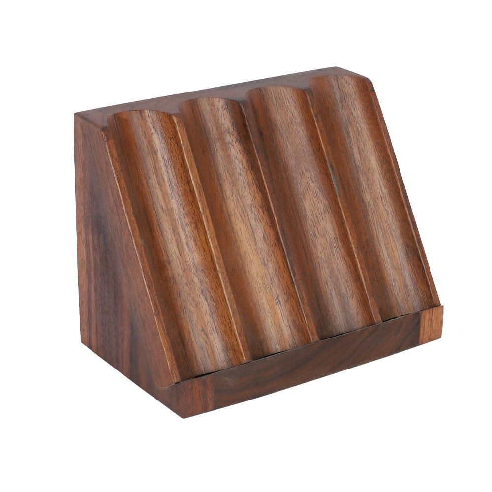 Wooden DTR Rack, 7W x 5-3/8H x 4-5/8D