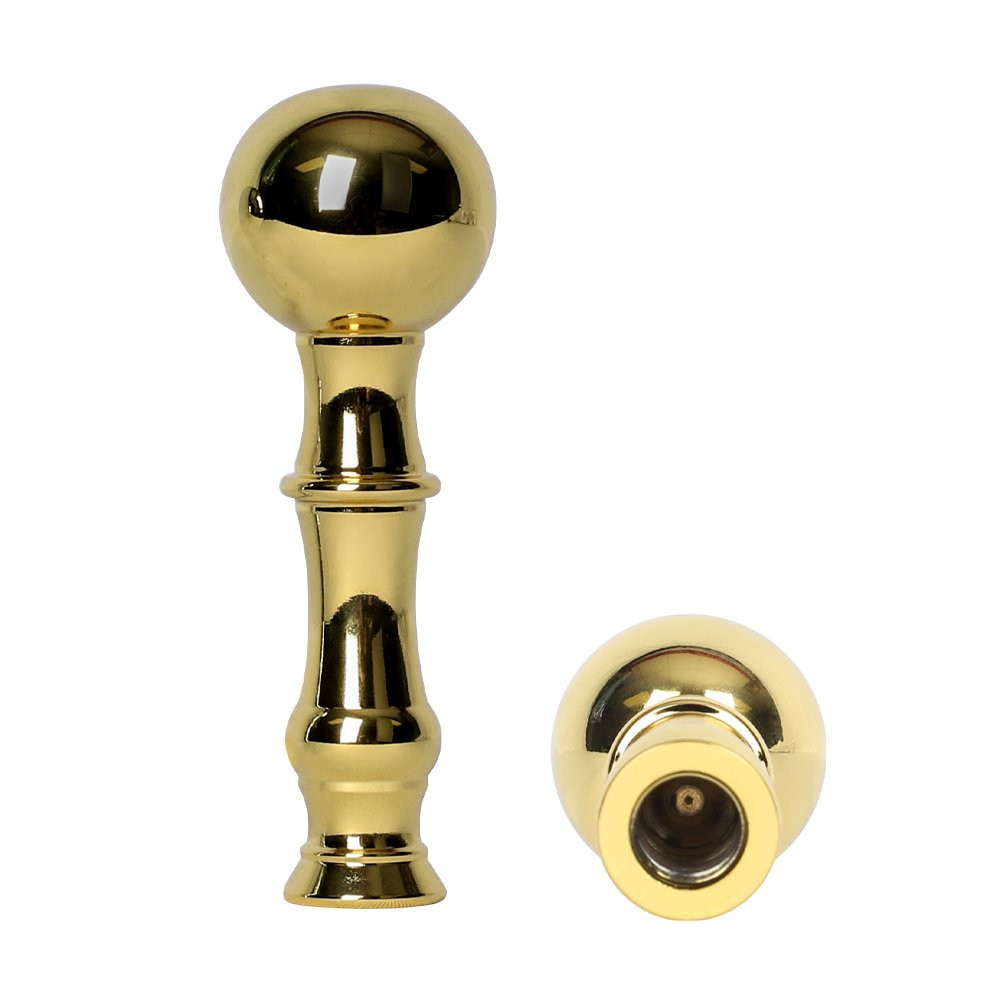 Solid Brass Finials with Round Top