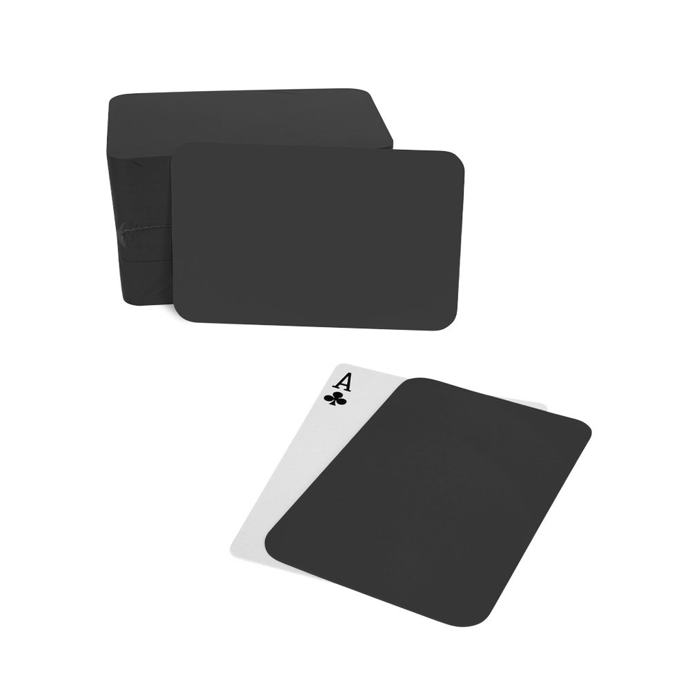 Cut Cards Black Poker Kem Size 2-1/2W x 3-1/4H - Pack of 100