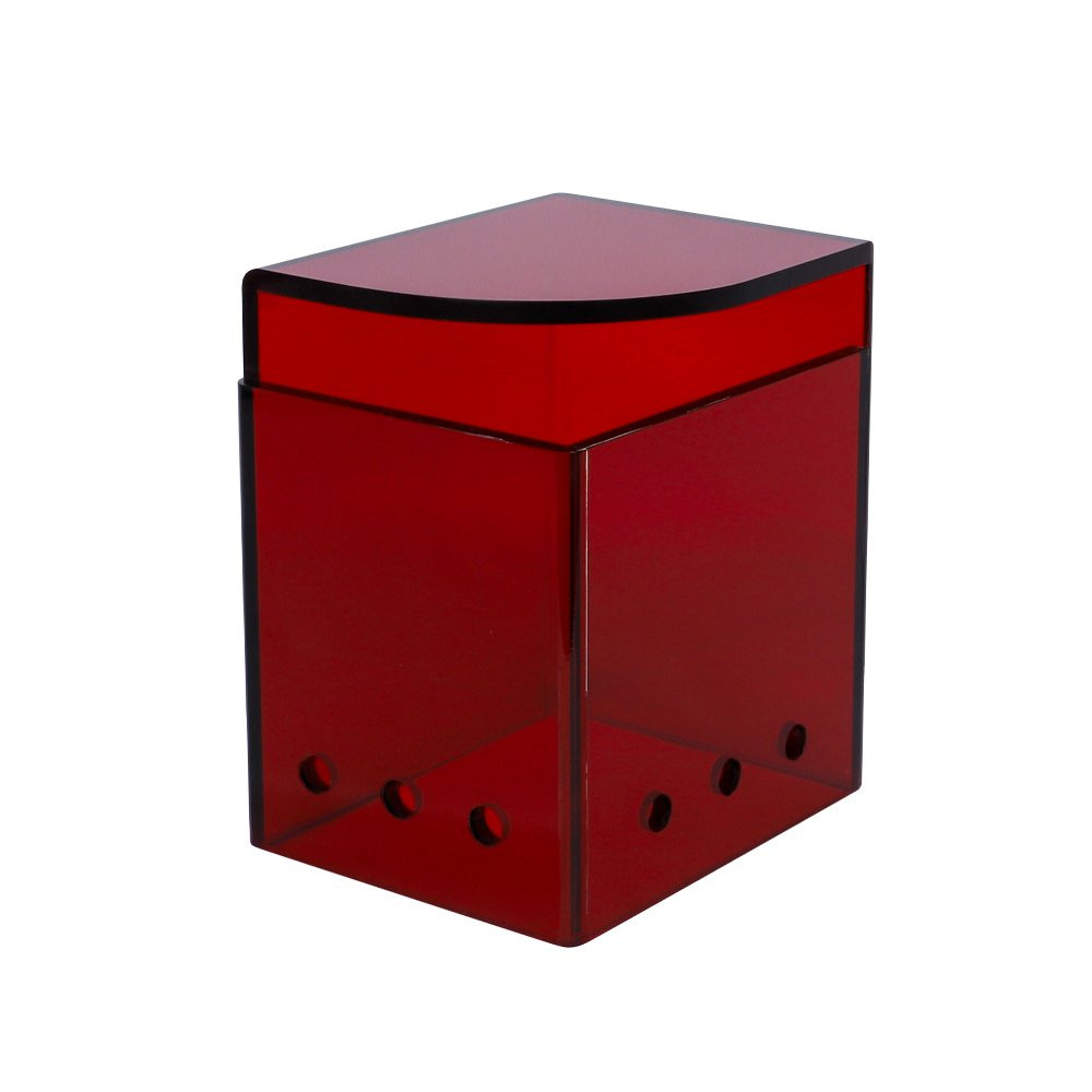 Discard Security Cover for 6 Deck Discard Holder, Color Red