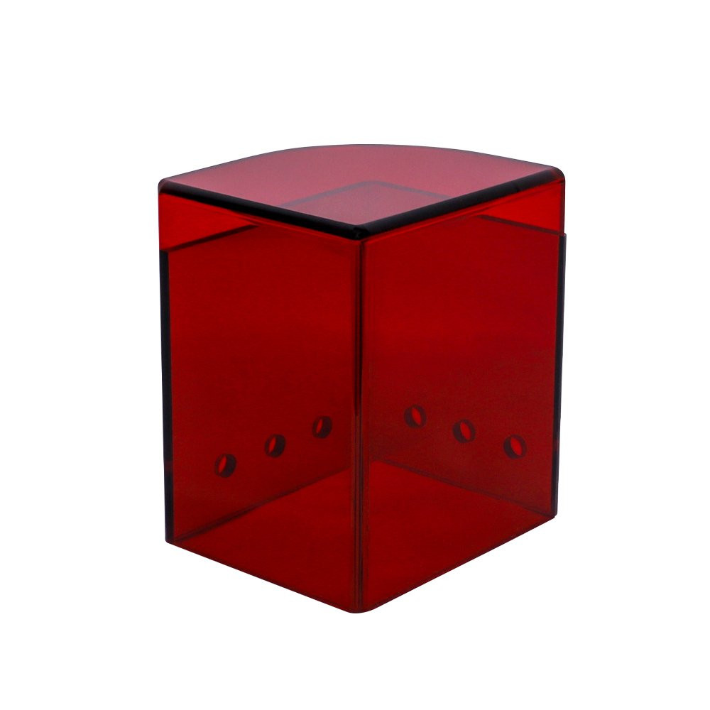 Discard Security Cover for 6 Deck Discard Holder, Color Red