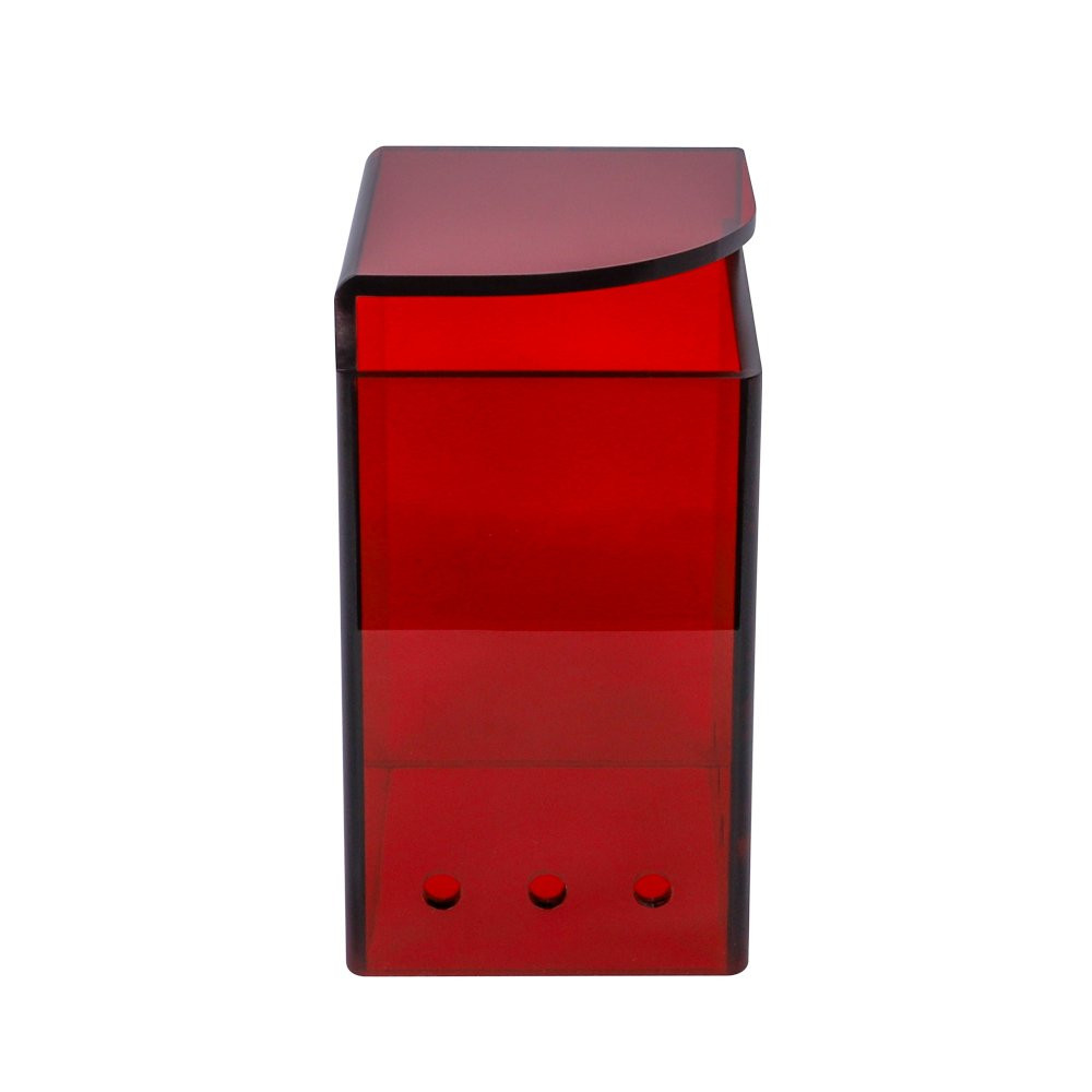Discard Security Cover for 8 Deck Discard Holder, Color Red