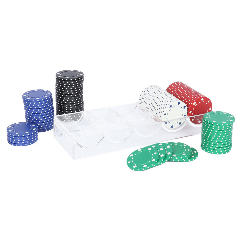 Clear Acrylic Chip Rack, 39mm 66.7mm Insert (stack) Width