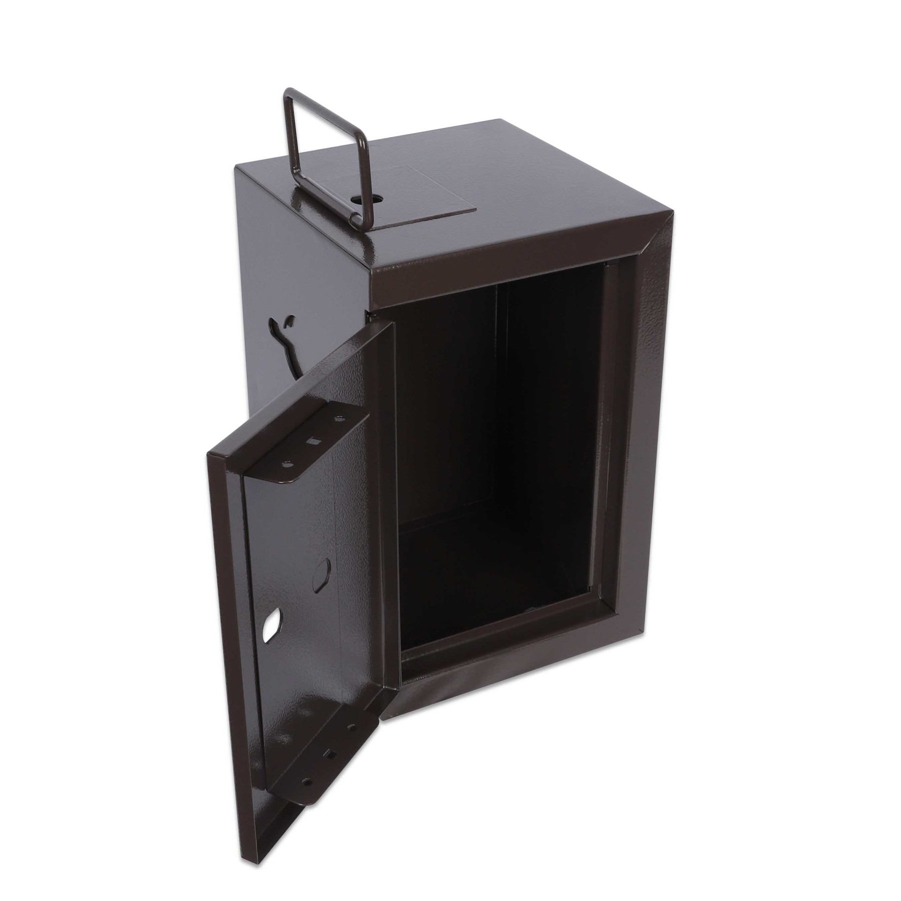 open view- Brown Standard Universal Drop Box - 12W x 8H x 8D 