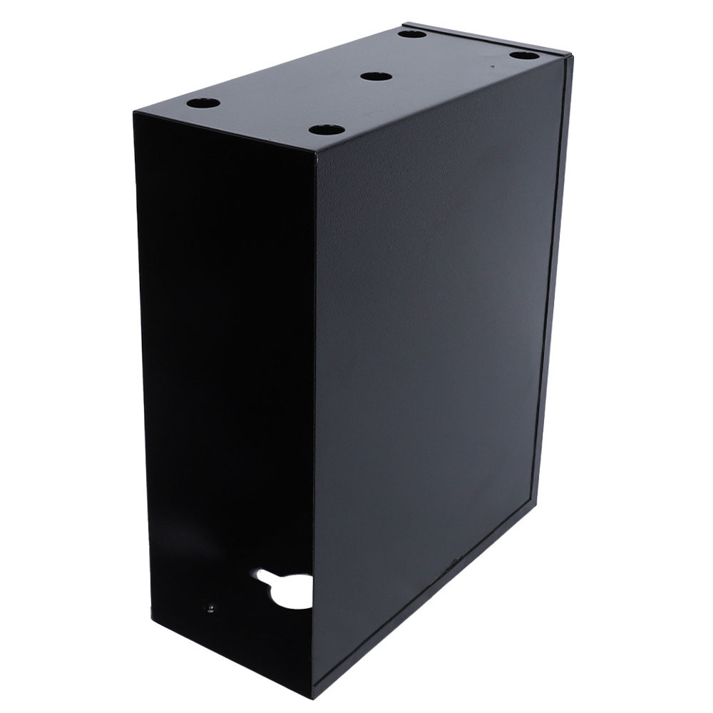 Black Oversized Slim Line Drop Box Shield - 12W x 5-3/4H x 15D
